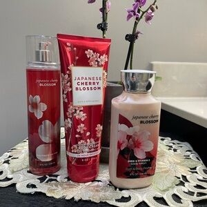 Bath & Body Works Japanese Cherry Blossom Trio